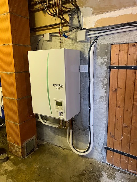 Installation d'une PAC Ecodan module intérieur